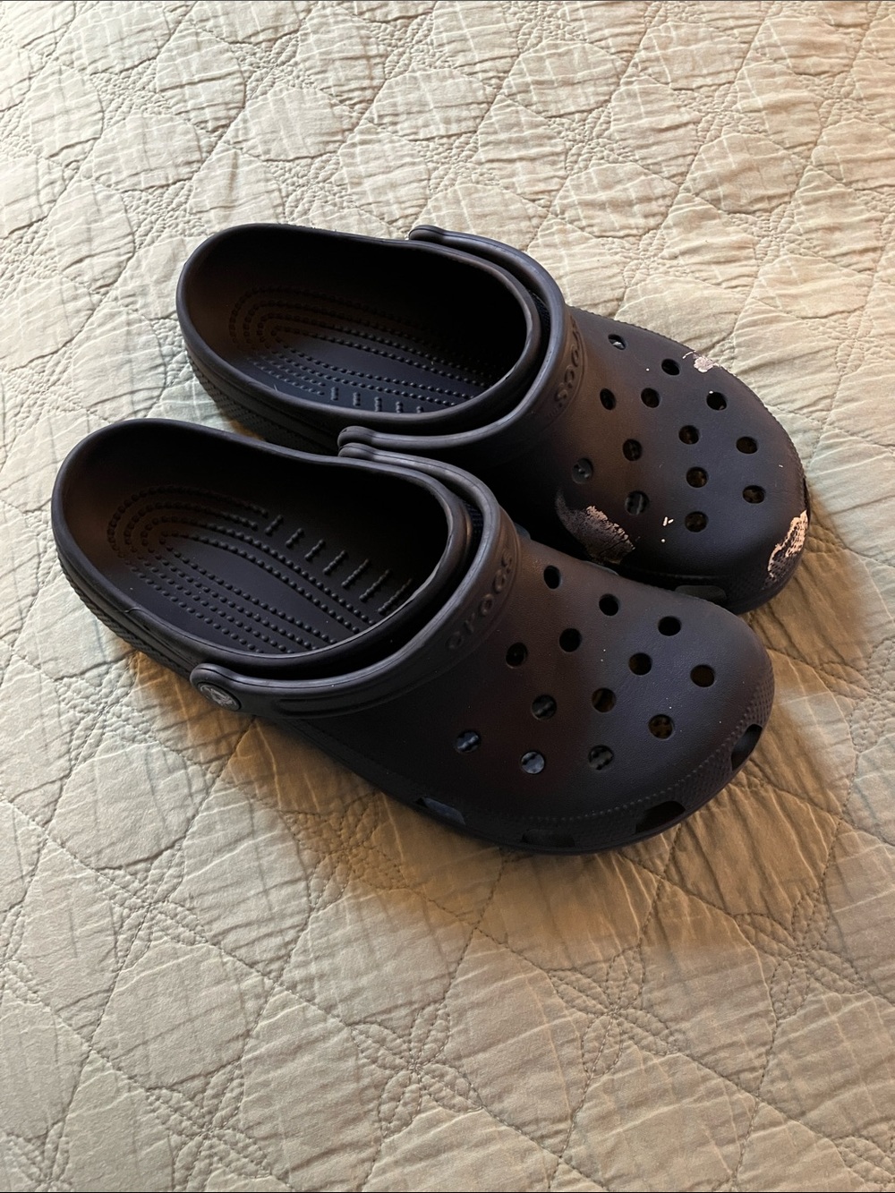 CROCS Navy Blue Classic slides, unisex